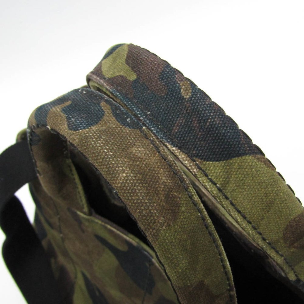 PRADA Brown Canvas Shoulder Bag - Picture 7 of 12